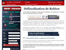 Tablet Screenshot of defiscalisationderobien.com